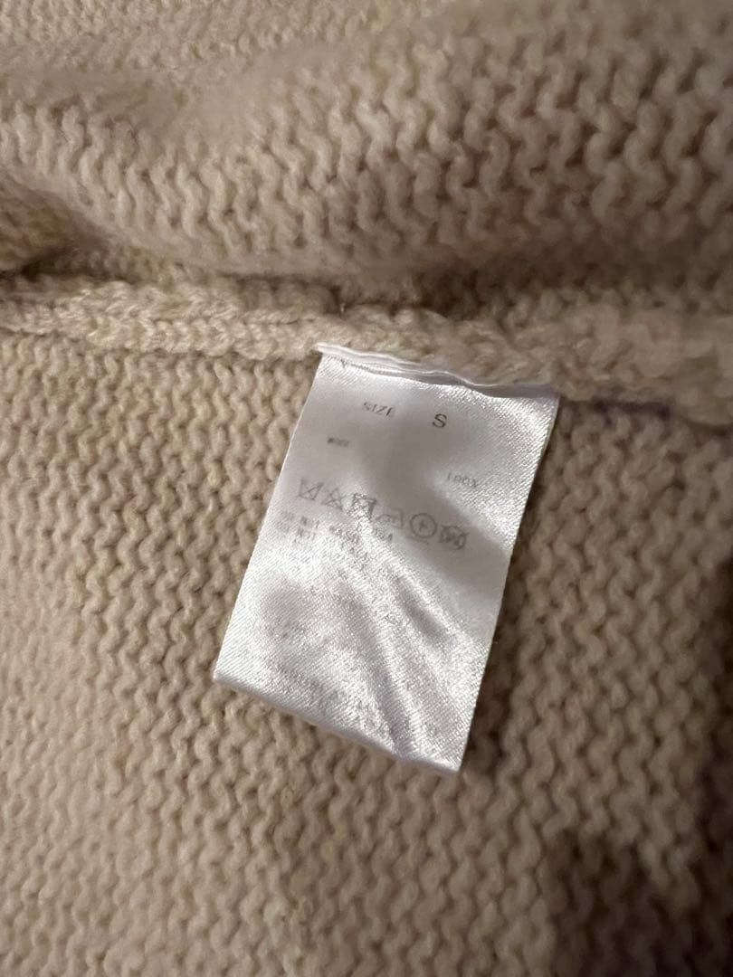 ギャルリーヴィ　ファイルウール　カーディガン＆セーター　セットアップ　Sベージュ