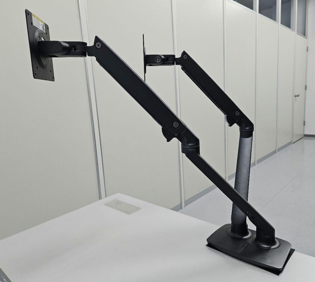 デュアルモニターアーム