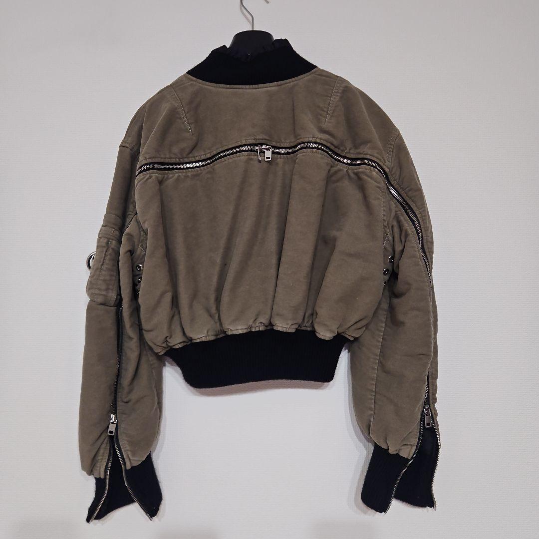 DIESEL　カーキ クロップドミリタリージャケット