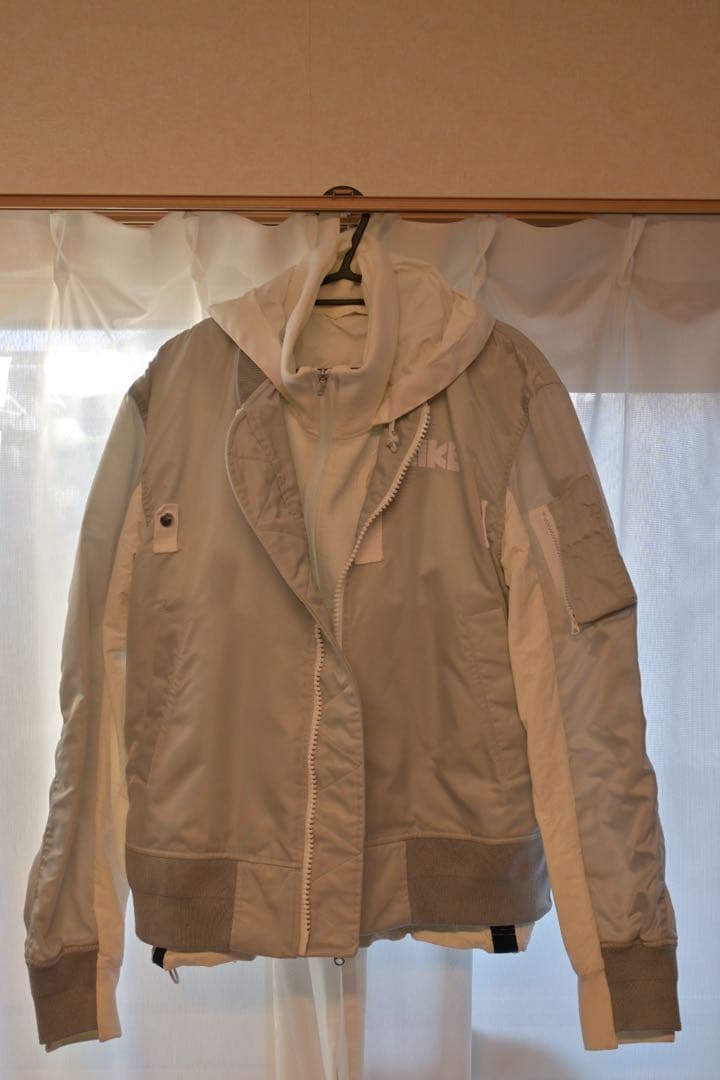 nike SACAIボンバージャケット nike SACAIジョガーパンツ