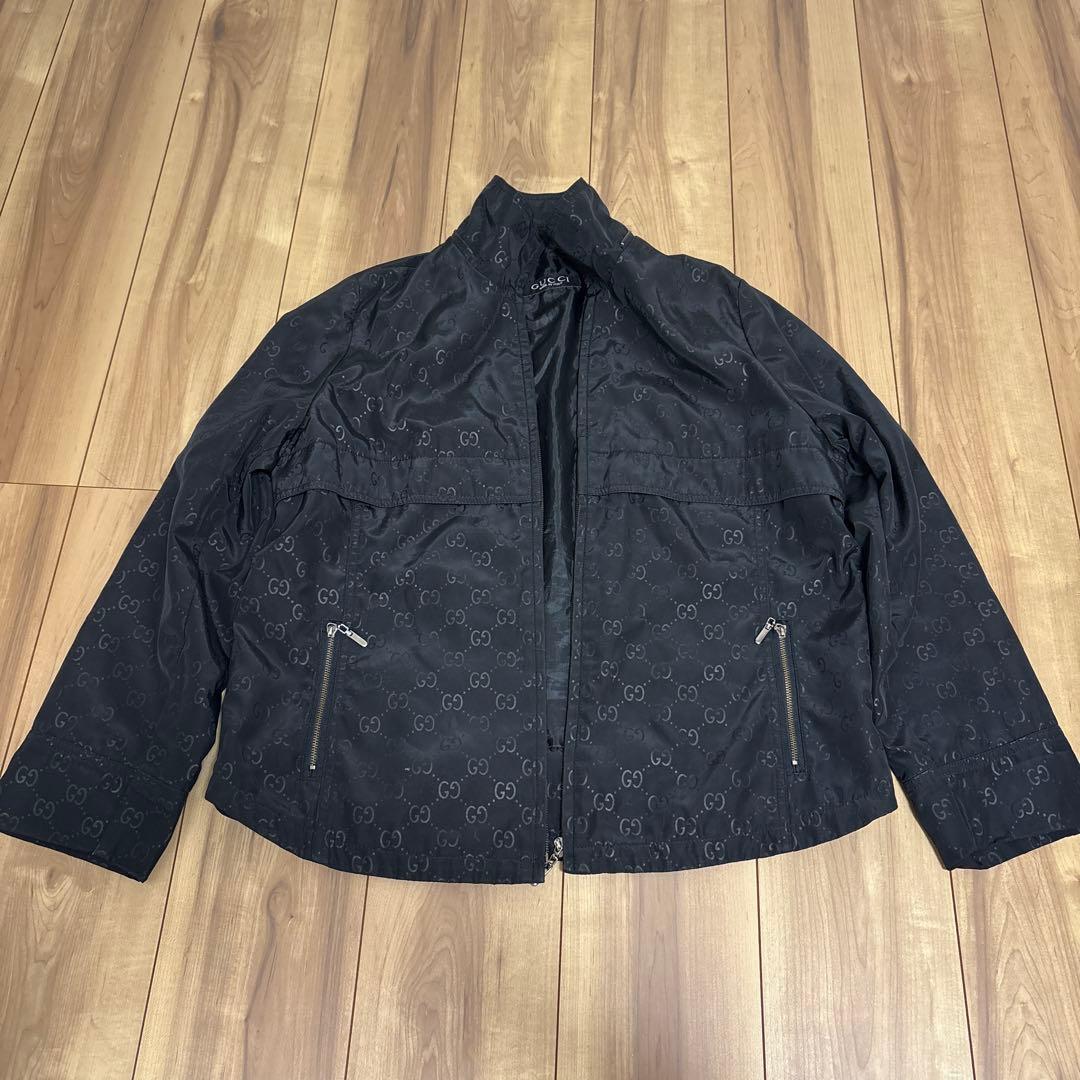 じ*ん様 GUCCI ブラック ナイロンジャケット