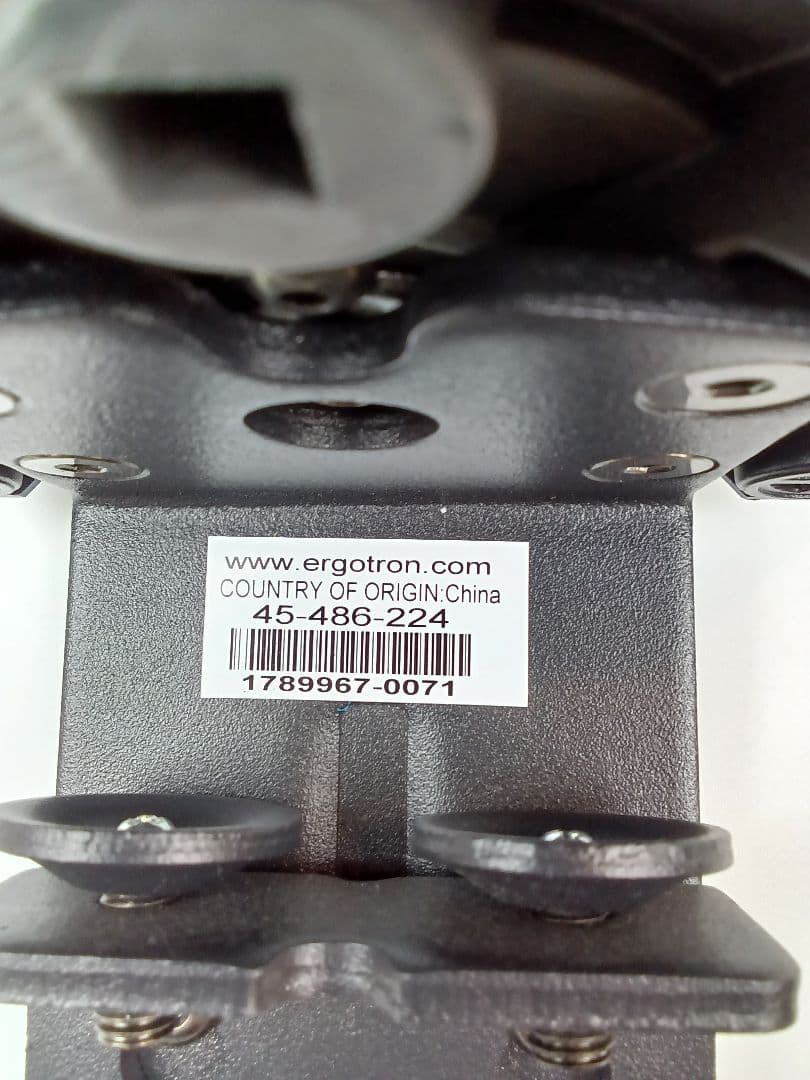 ergotron エルゴトロン MXV デスクモニターアーム マットブラック