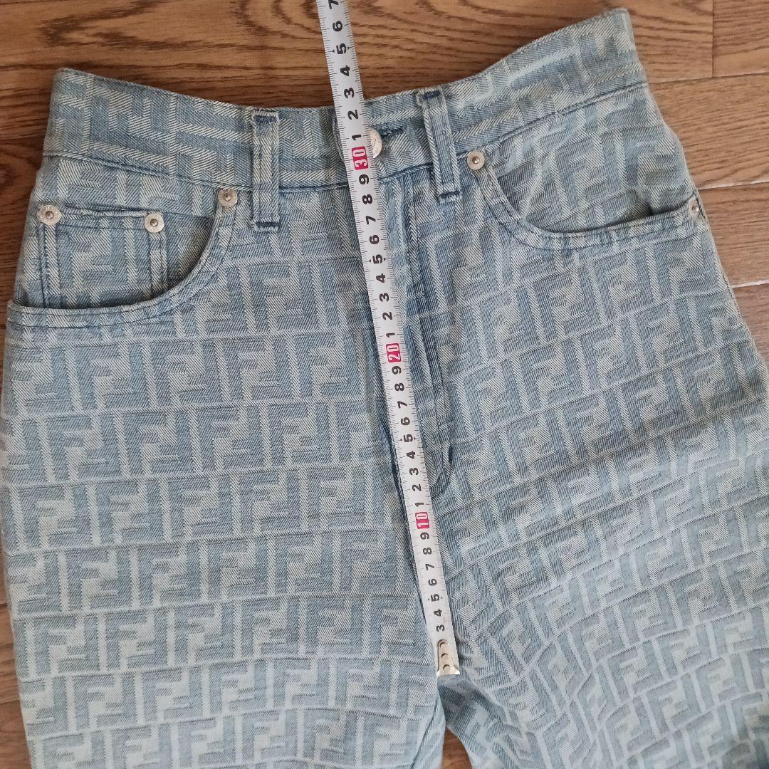 FENDI フェンディ デニム パンツ 　ズッカ柄　パンツ