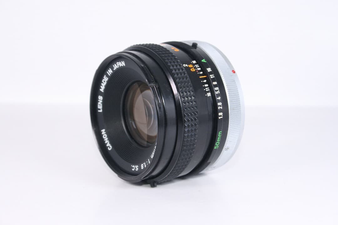 CANON FD 50mm F1.8 S.C. 動作確認済み#217