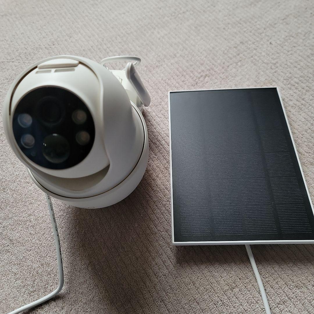 進化500万超高画素】COOAU 防犯カメラ 屋外 ソーラー 4灯