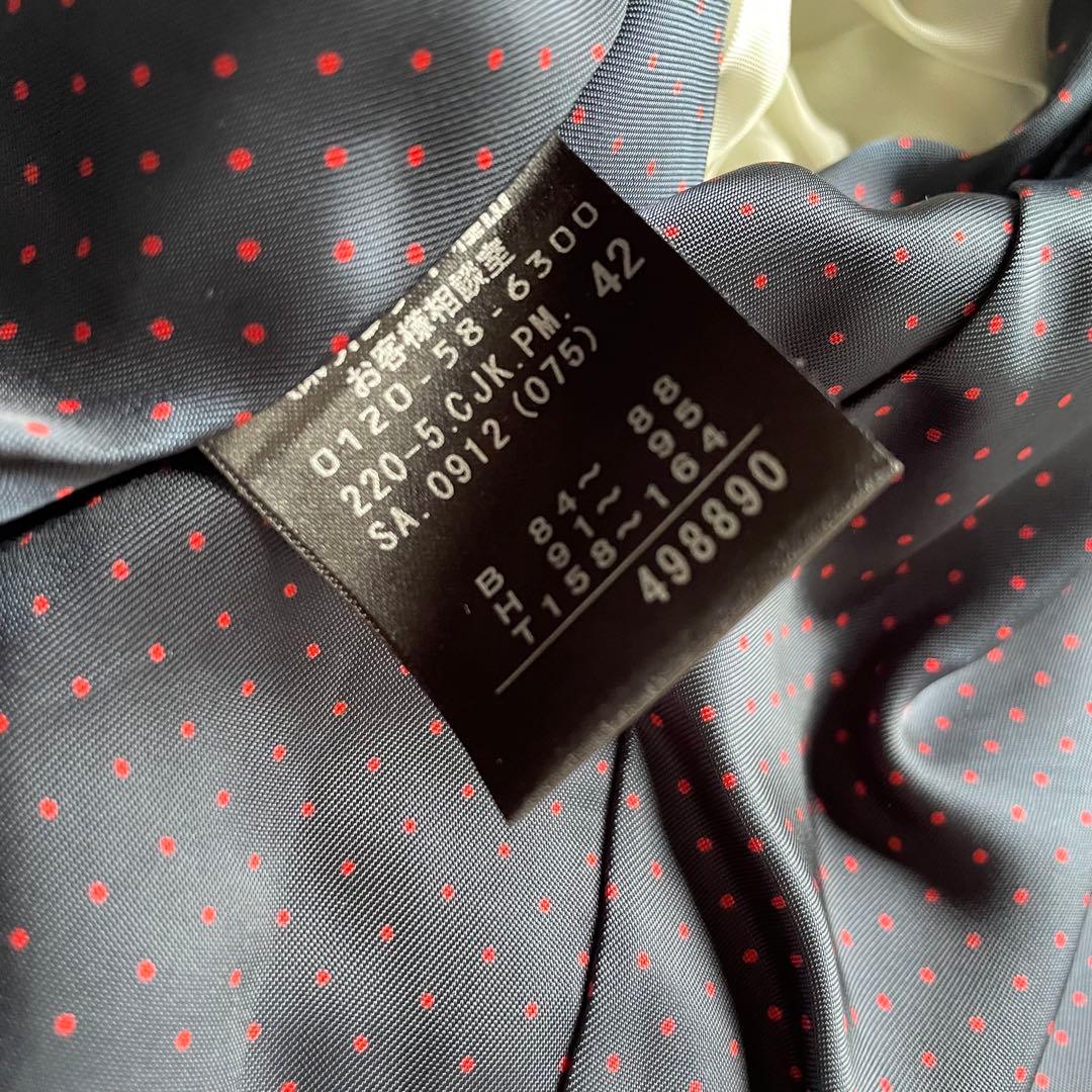 Paul Smith BLACK パンツスーツ　コットンストレッチ　1B 42