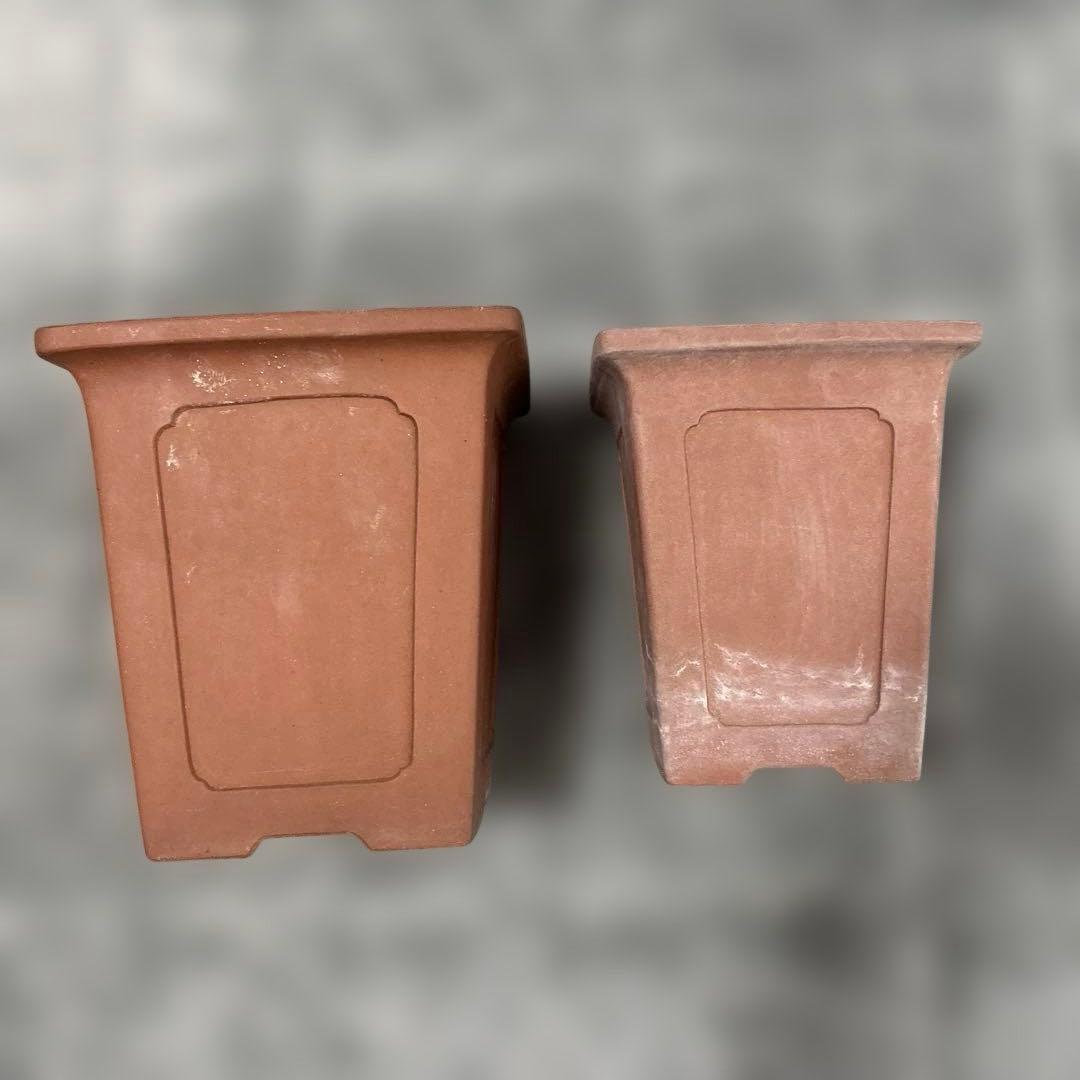 中国鉢2点セット！　支那鉢　盆栽