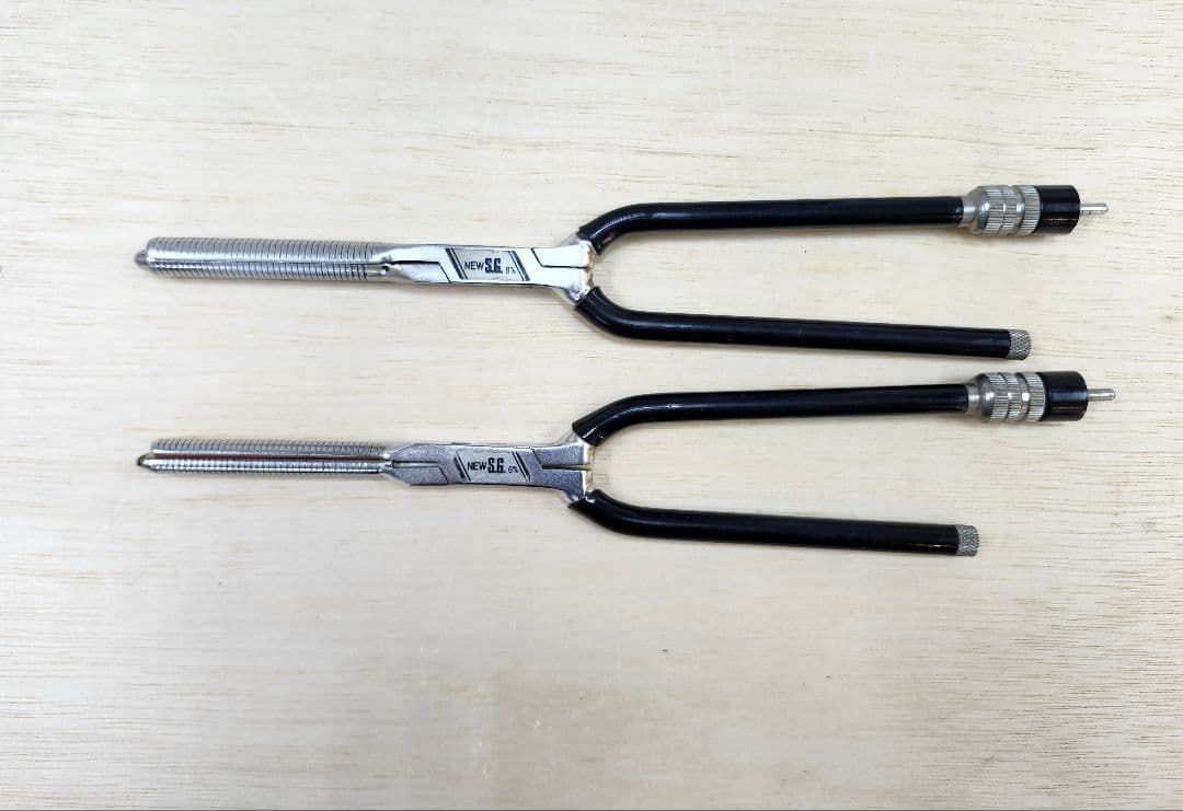 ★6&8㎜★NEW S.G★丸アイロン★日理★中古★理容★床屋★パンチ★濡れパン