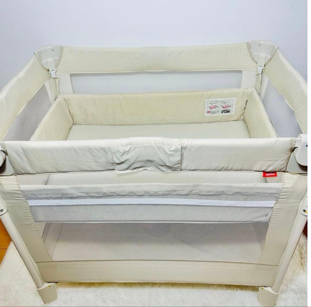 aprica アップリカココネルエアー　アイボリー　説明書付き完備品