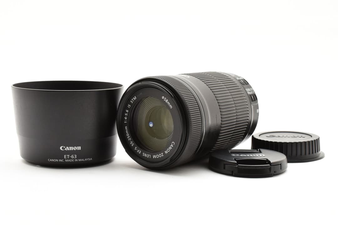 レンズ(ズーム) Canon EF-S 55-250mm F4-5.6 IS STM #8768