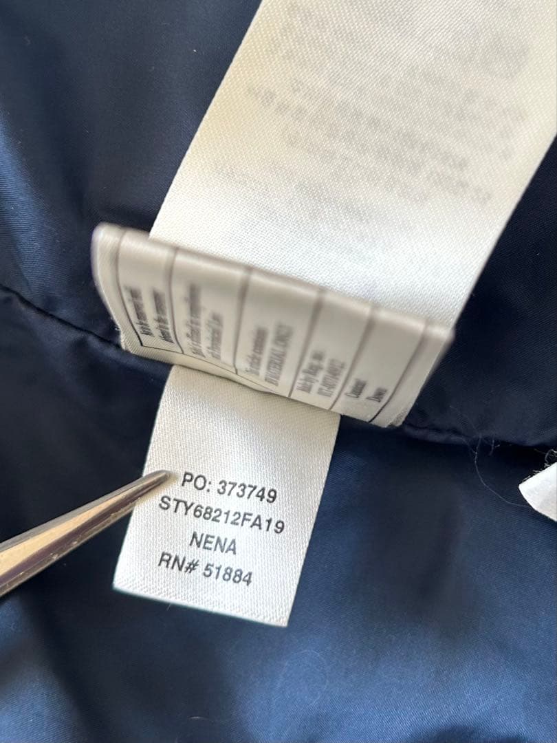 パタゴニア ダウンセーター フーディー　ネイビー ダウンXXL クリーニング済