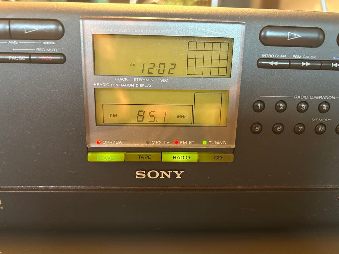 SONY CFD-K10 CDラジオカセットコーダー
