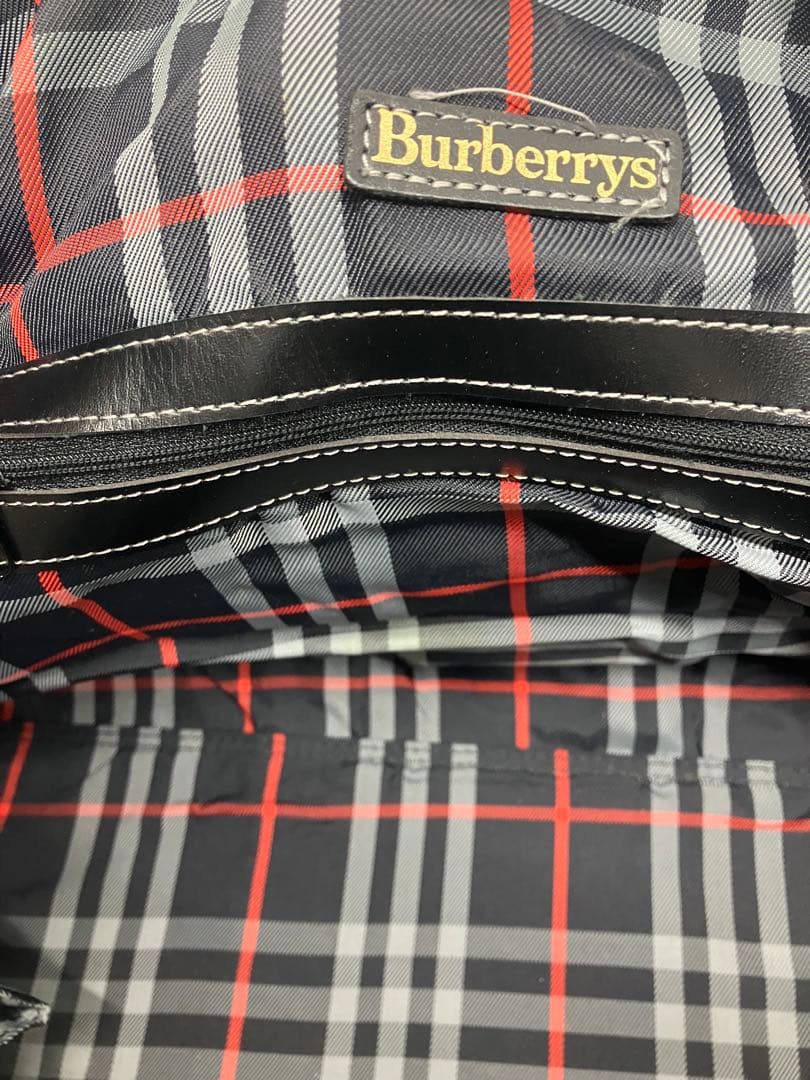 2wayバーバリーズBurberryショルダーバッグボストンバッグ 紺色