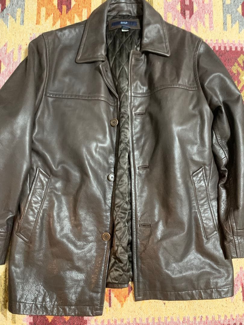 ジャケット・アウター Vintage Gap Jacket Men M brown Leather