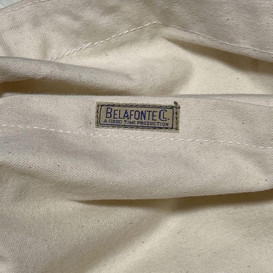 BELAFONTE ニュースペーパーバッグUSA製 ショルダーバッグ キャンバス