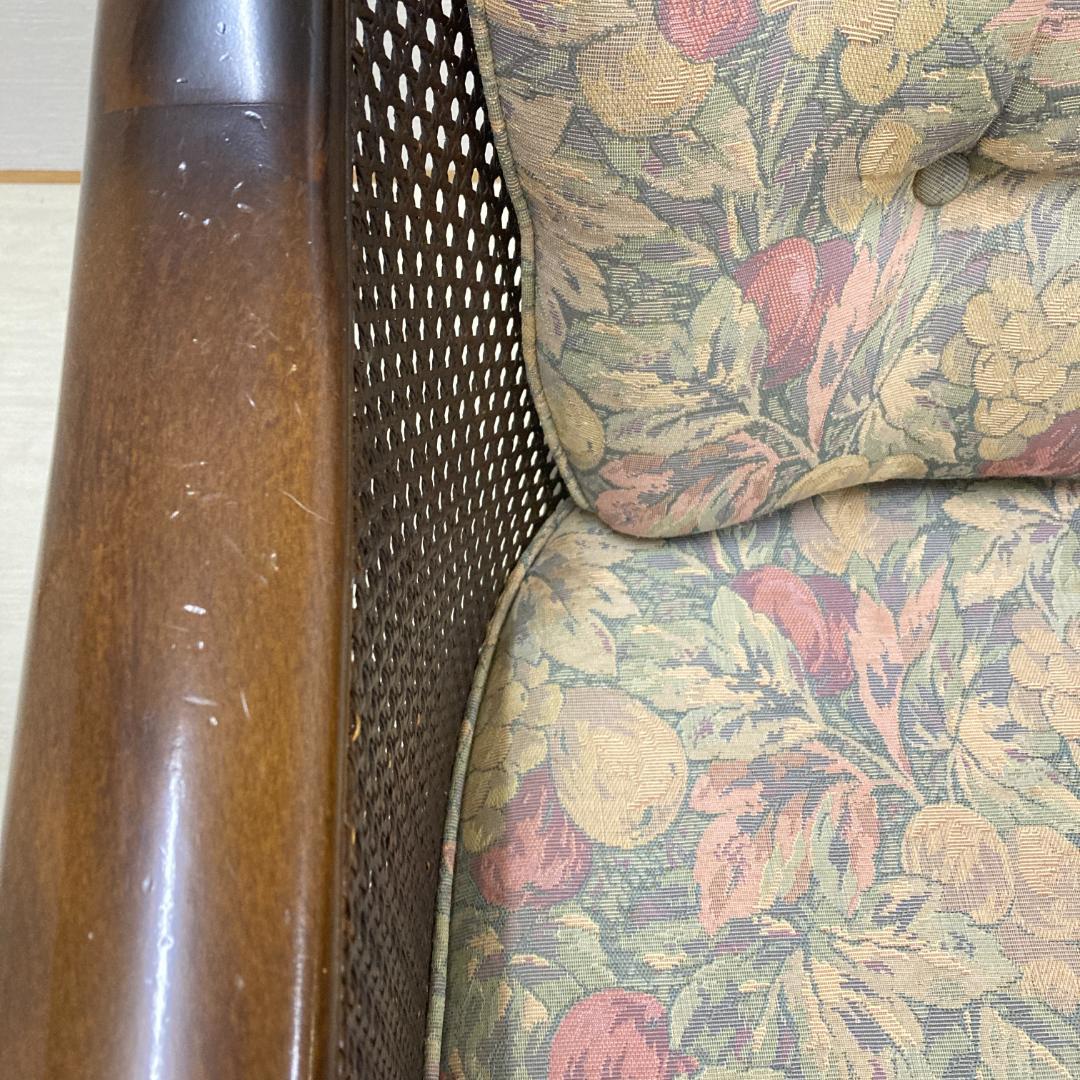 【カリモク】コロニアル　アームチェア　一人掛けソファ　シングルソファ