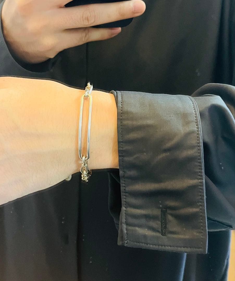 美品XOLOシルバー925 チェーンブレスレット