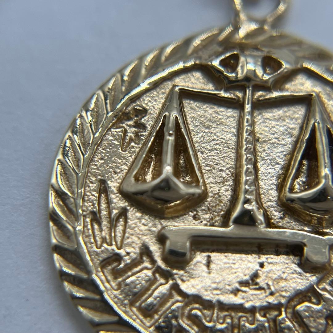 シュプリーム SUPREME ジャスティス ゴールドペンダント14K 18SS