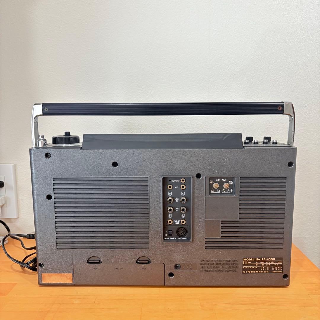 松下電器　ナショナル　RS-4300 動作確認