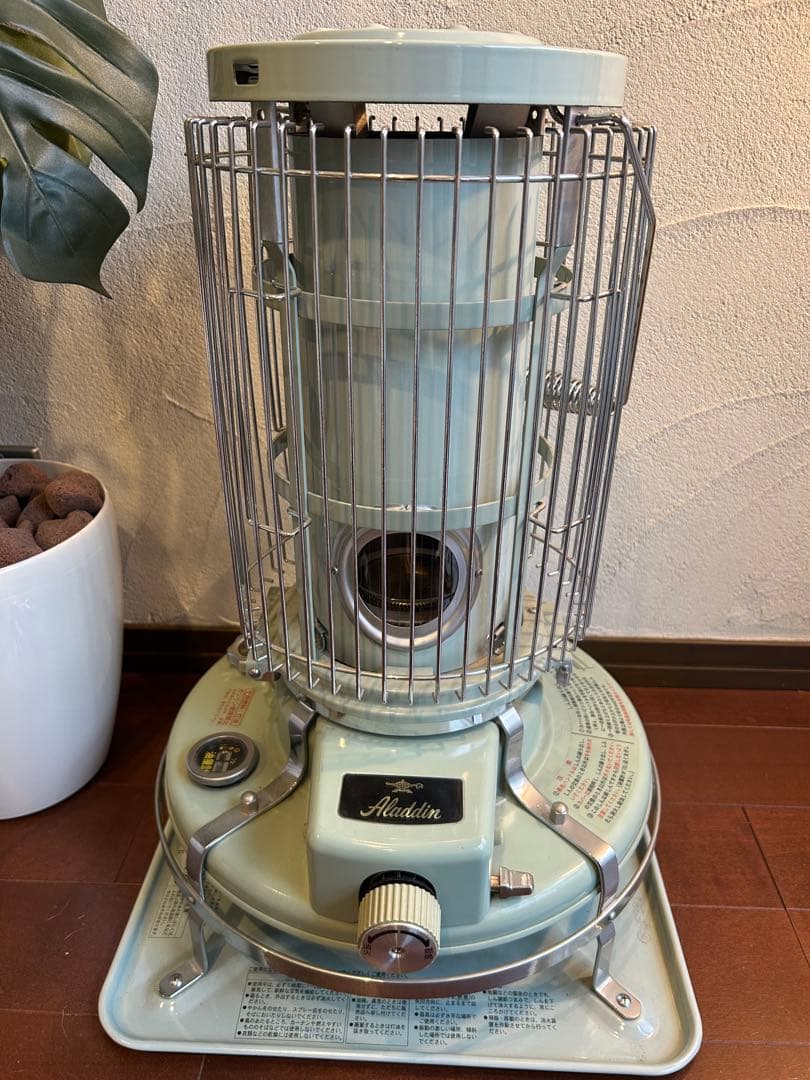 美品★Aladdinアラジン ブルーフレームヒーター グリーン