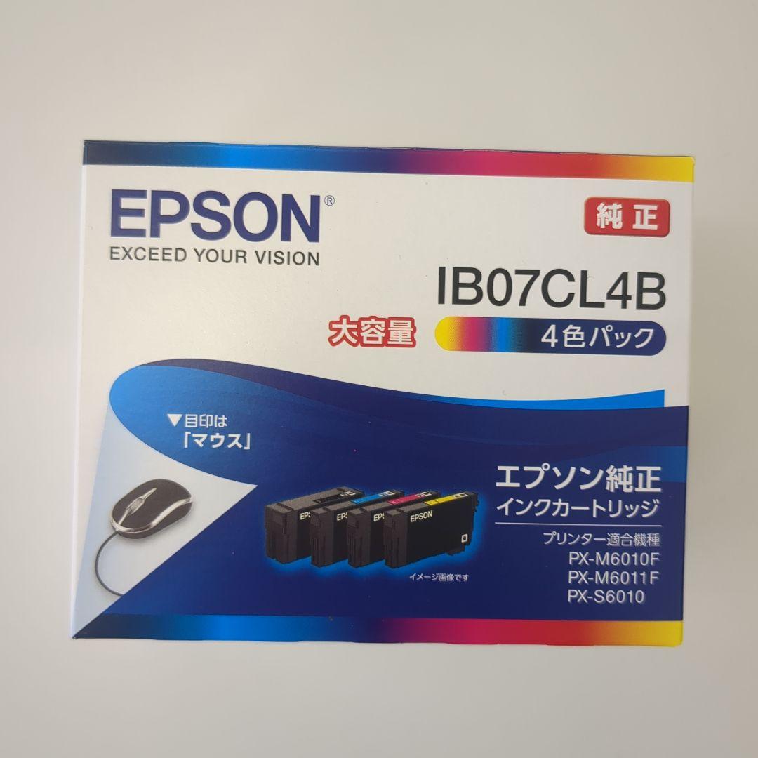 エプソン IB07CL4B インクカートリッジ 4色パック