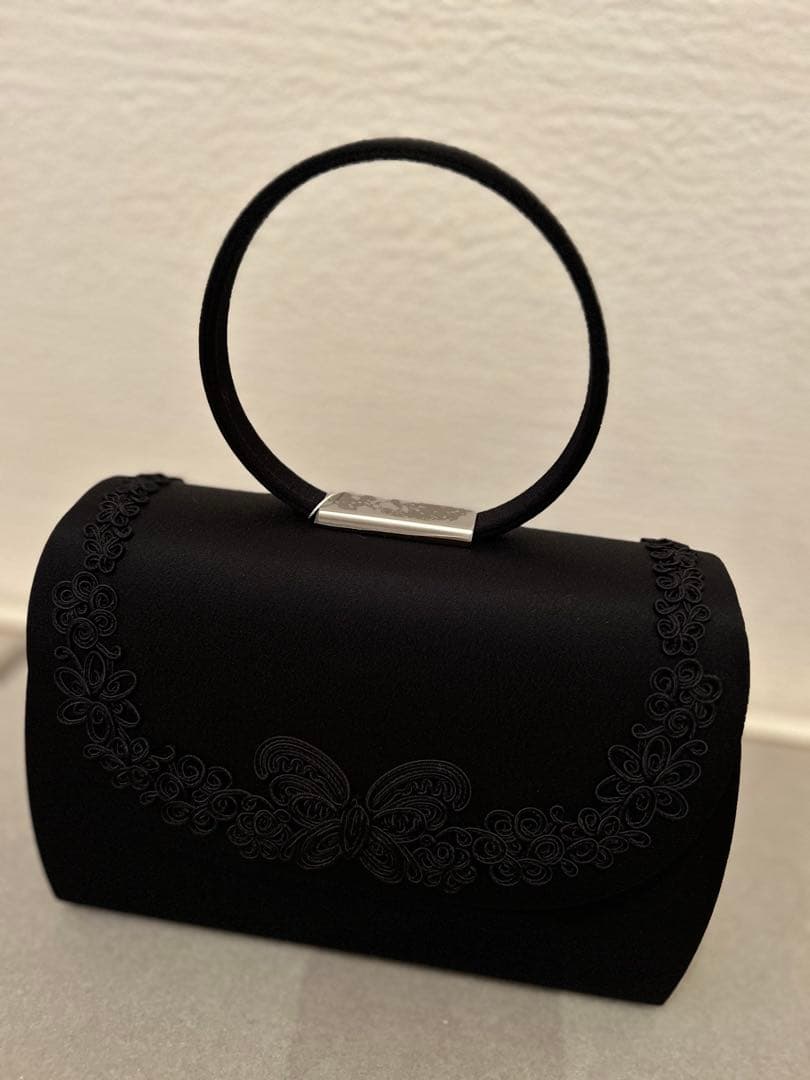 新品　ANNA SUI 葬式　葬儀バッグ　バタフライ　蝶々　チョウ