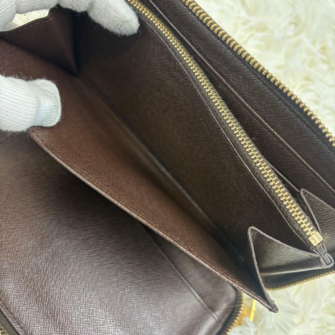 ルイヴィトン ダミエ オーガナイザー ラウンドファスナー　ジッピー　長財布