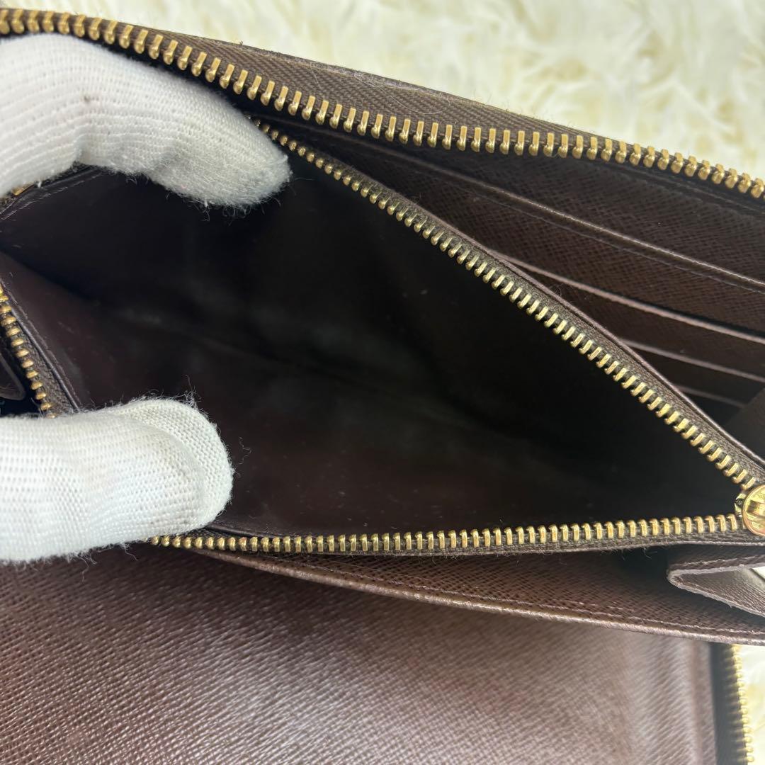 ルイヴィトン ダミエ オーガナイザー ラウンドファスナー　ジッピー　長財布