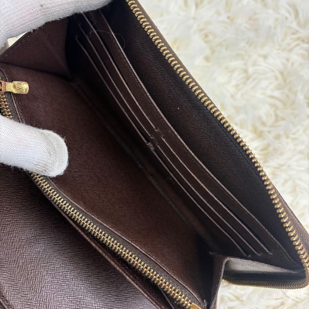 ルイヴィトン ダミエ オーガナイザー ラウンドファスナー　ジッピー　長財布