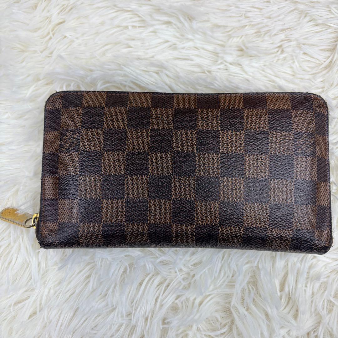 ルイヴィトン ダミエ オーガナイザー ラウンドファスナー　ジッピー　長財布