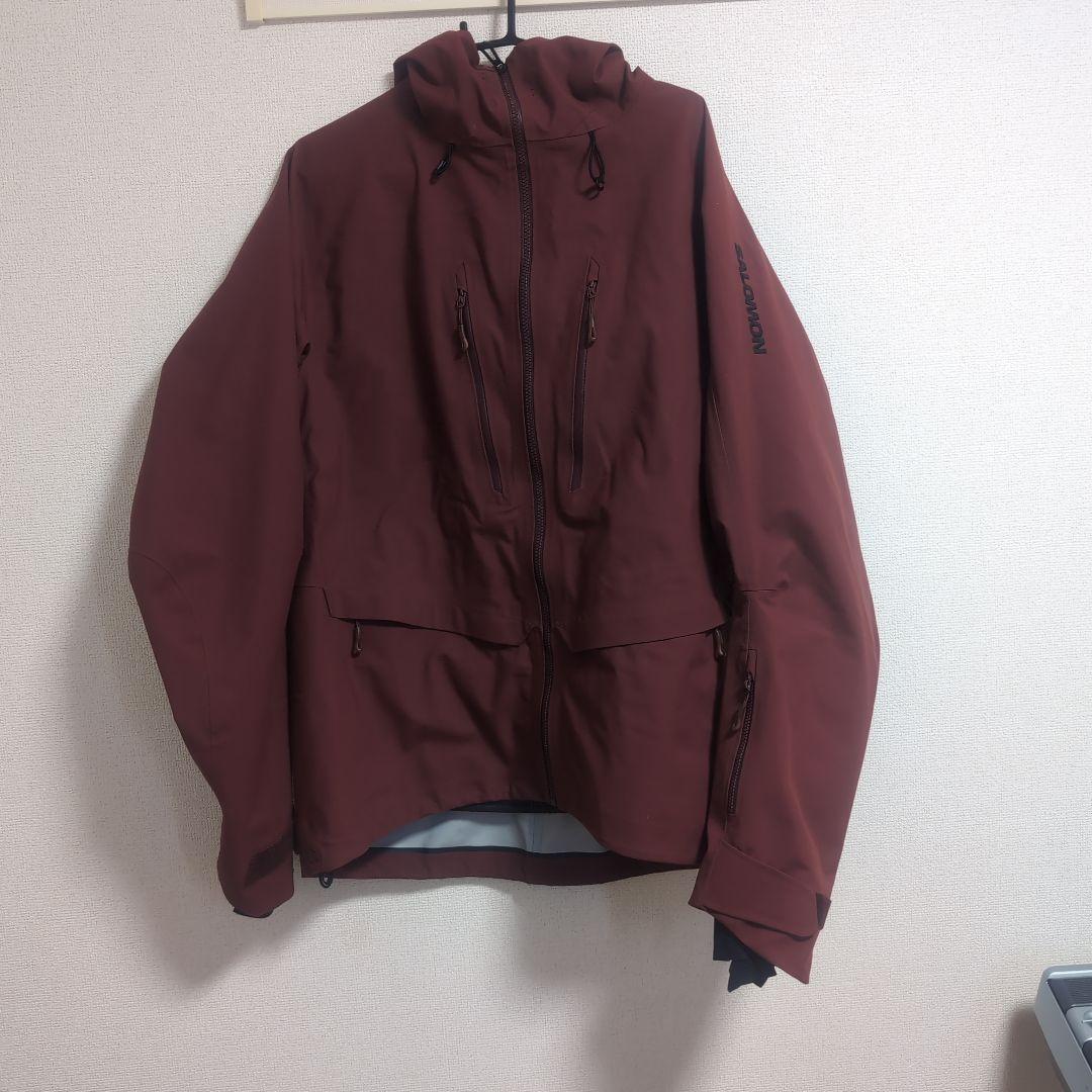 s*u様 salomon QSTジャケットgoretex pro ビブパンツ ブ