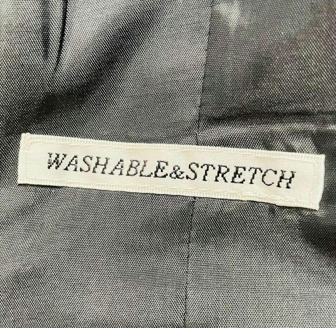 青山　エヌラインプレシャス　パンツ　セットアップ　大きいサイズ　ダークグレー