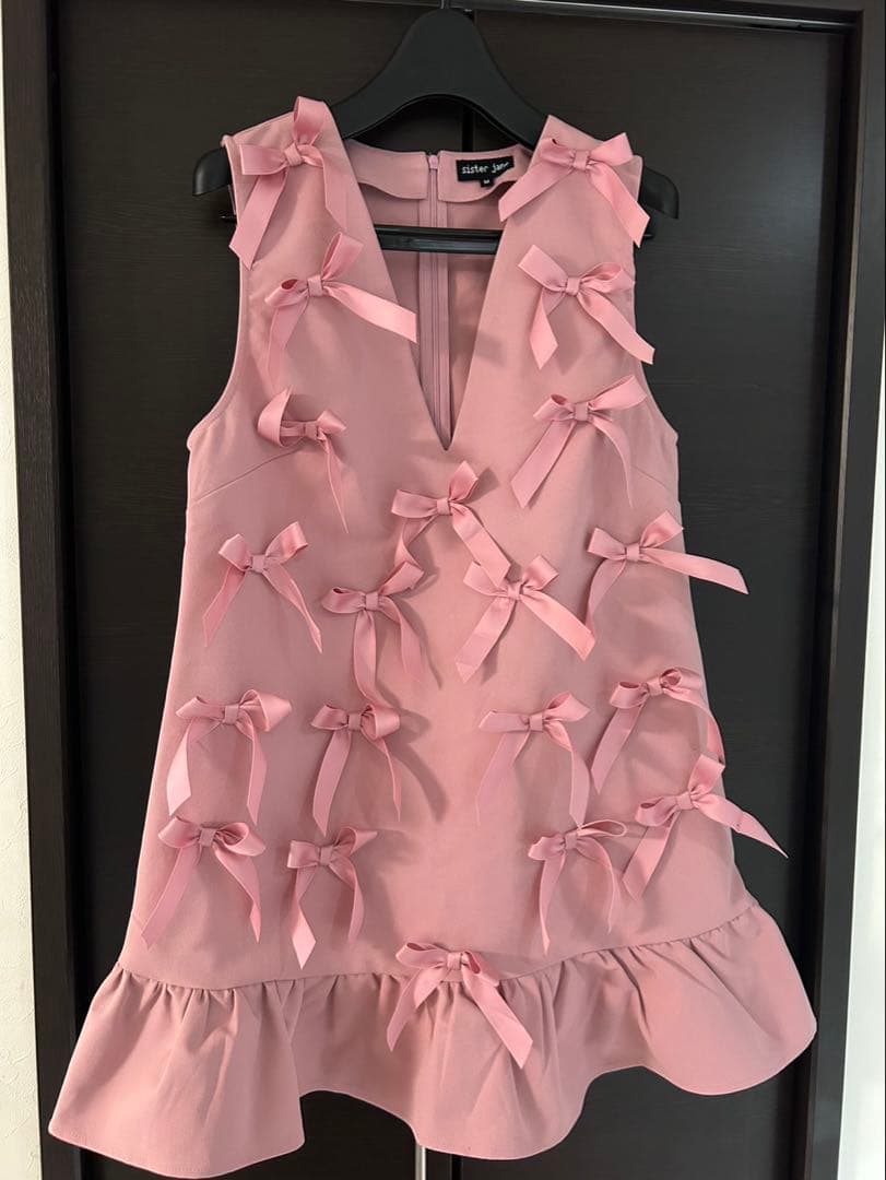 ぐ*ん様 sister jane リボン ミニワンピース　シスタージェーン