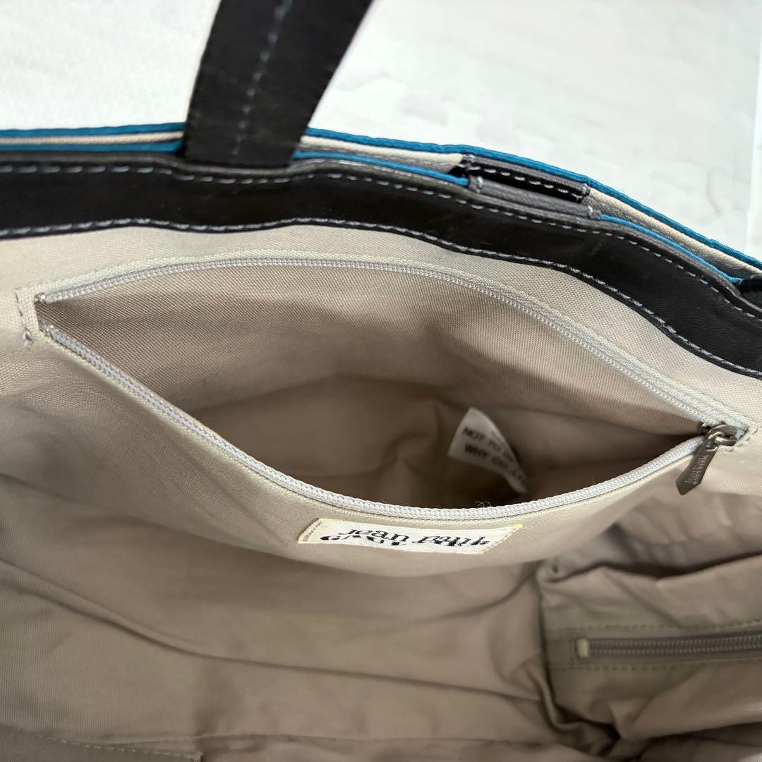 非売品 ジャンポール ゴルチエ ドラゴン カメオ ハンドバッグ ブルー ブラック