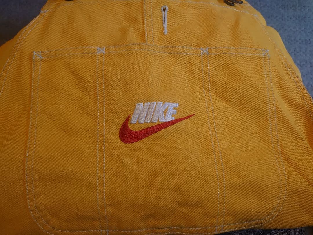 さ*る様 シュプリーム ナイキ オーバーオール L 黄
