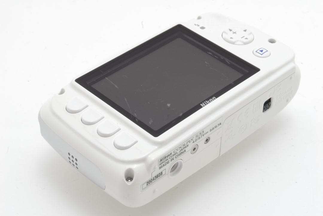 Nikon COOLPIX S33 白 デジタルカメラ 動作確認済み