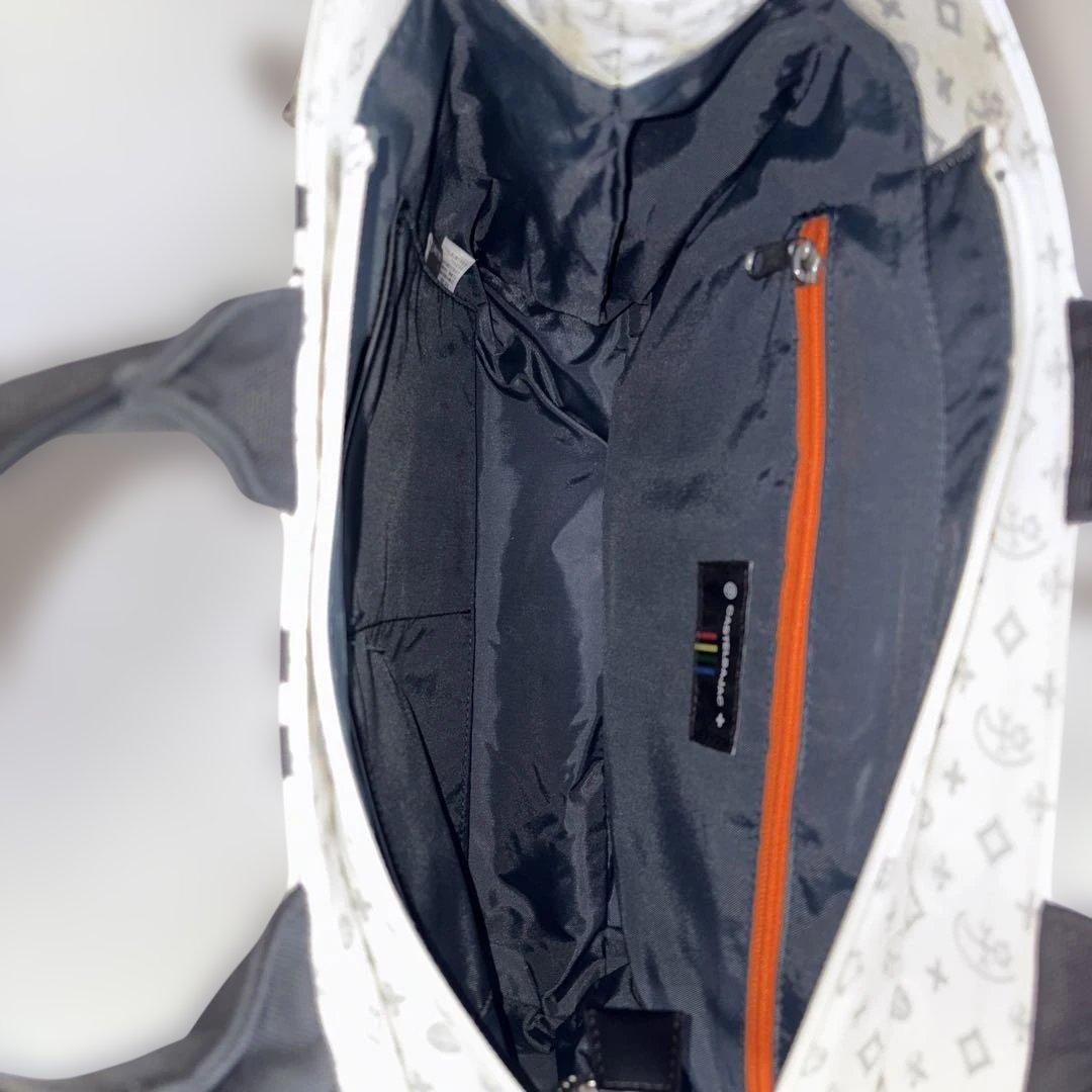 美品CASTELBAJAC ロゴプリント ドライビングトートバッグ