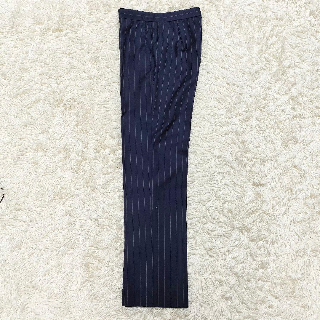 【美品】 ラルフローレン　パンツスーツ　セットアップ　紺　ストライプ　サイズ4