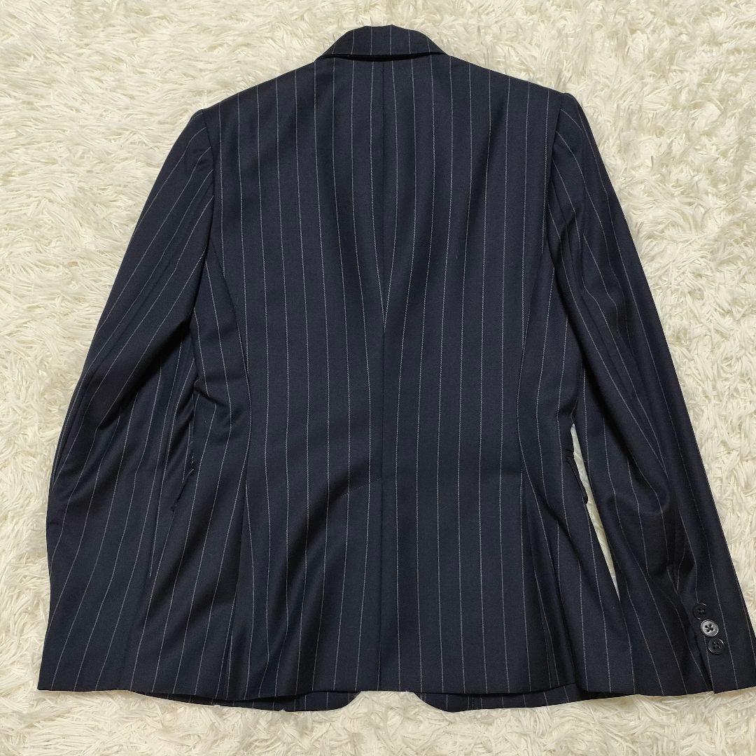 【美品】 ラルフローレン　パンツスーツ　セットアップ　紺　ストライプ　サイズ4