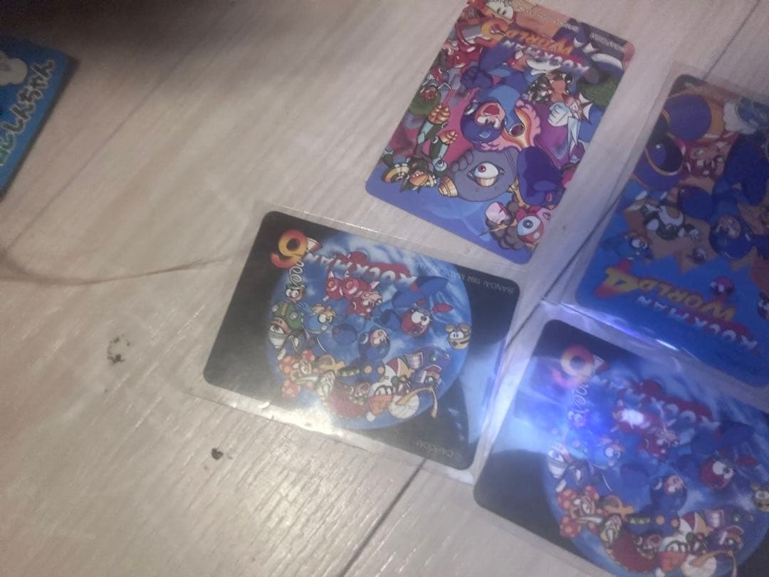 当時物　カードダス　ロックマン18枚セット