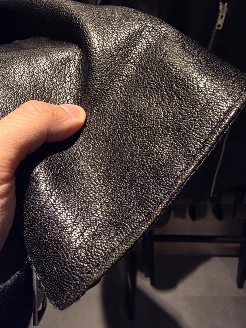 20SS maison margiela ゴートレザー ハの字ライダース