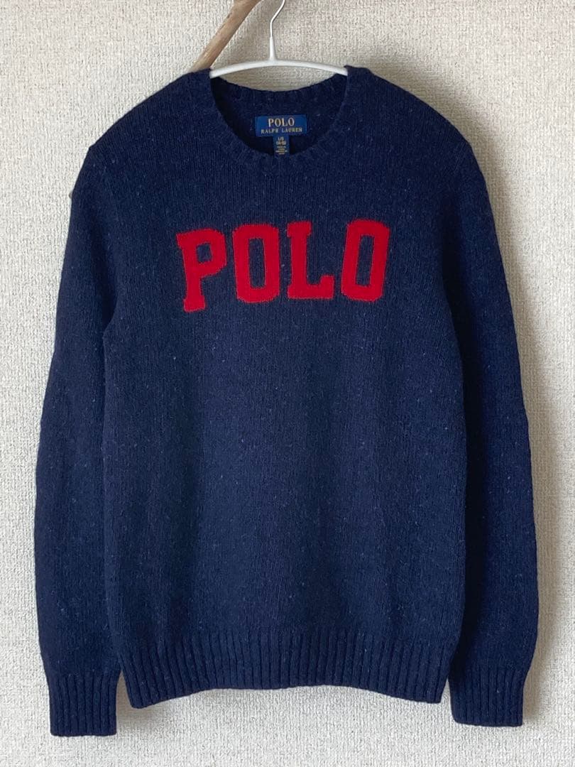 ラルフローレン　Ralph Lauren ロゴ　セーター　160 ネイビー