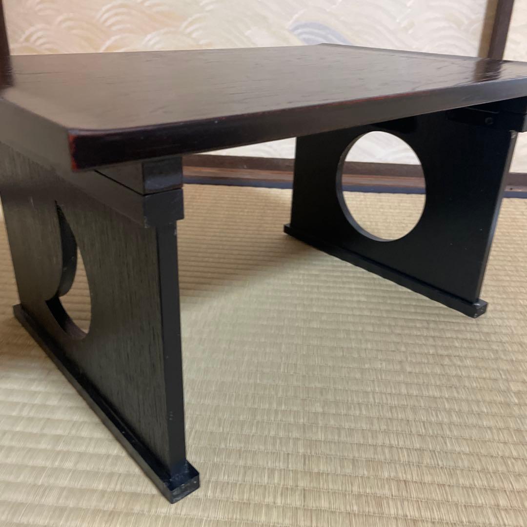 二月堂机　折り畳み式　木製