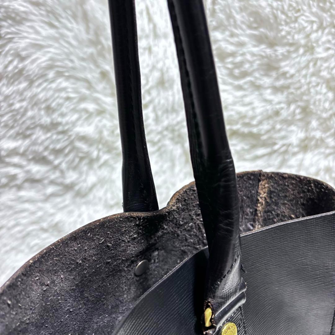 グレンロイヤル トートバッグ 2ハンドルトートバッグ レザー 黒