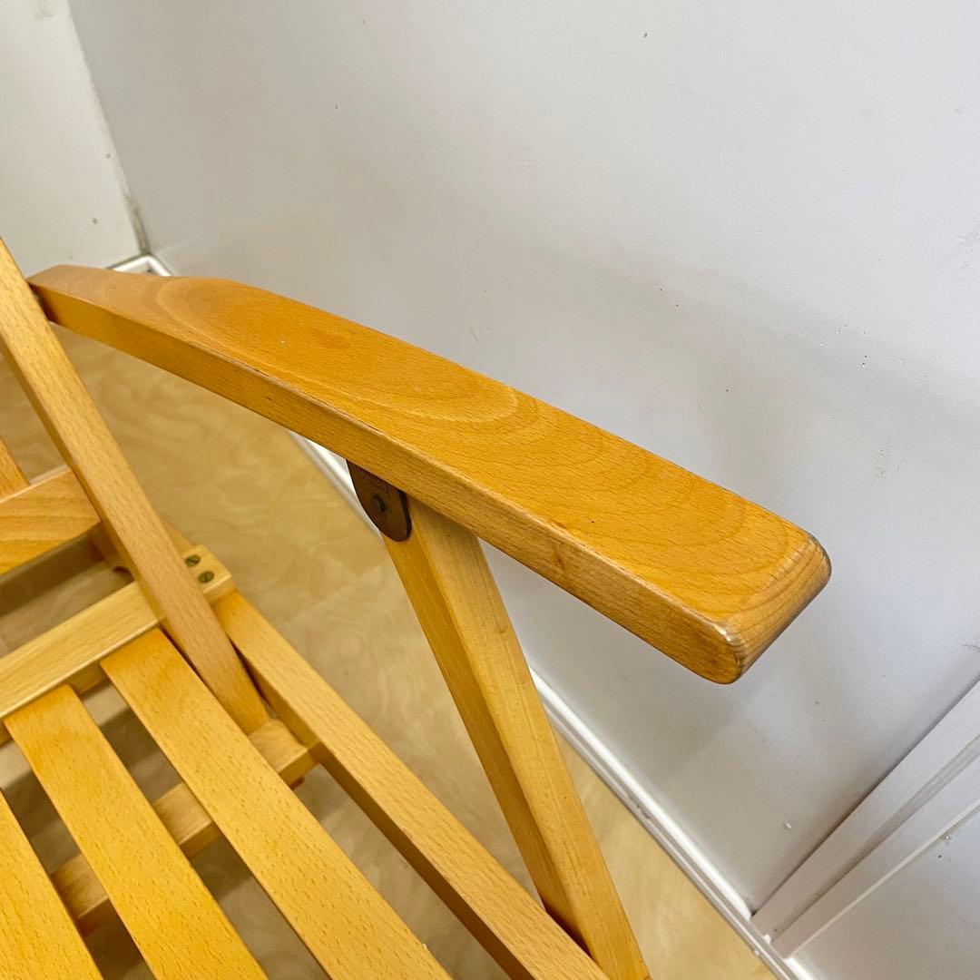 木製デッキチェア フォールディングチェア 折りたたみ椅子 イス 北欧スタイル