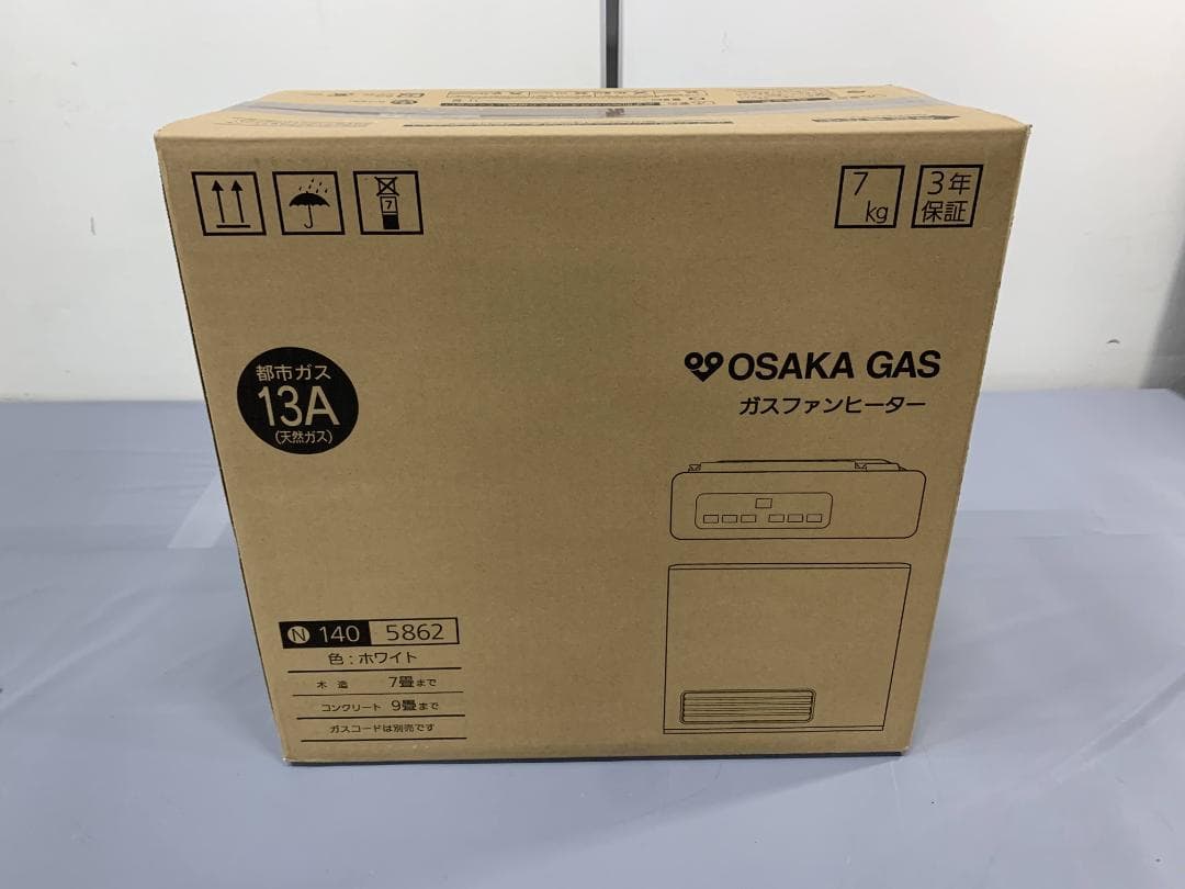 新品　未開封　大阪ガスファンヒーター N140-5862