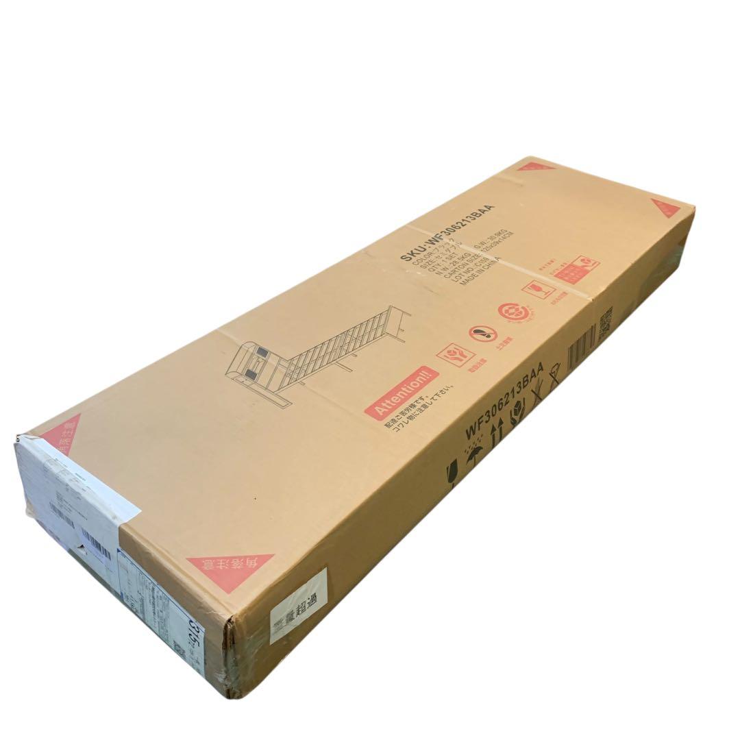 【新品・未開封】ベッドフレーム セミダブル ブラック 木製 パイプベッド #1