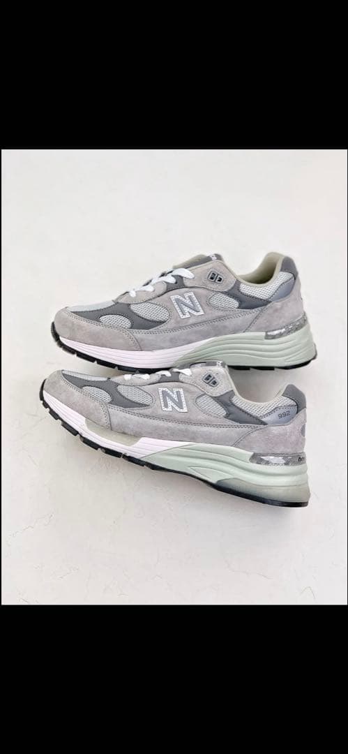 値下げ！試着のみ　New Balance 992 USA グレー　ニューバランス