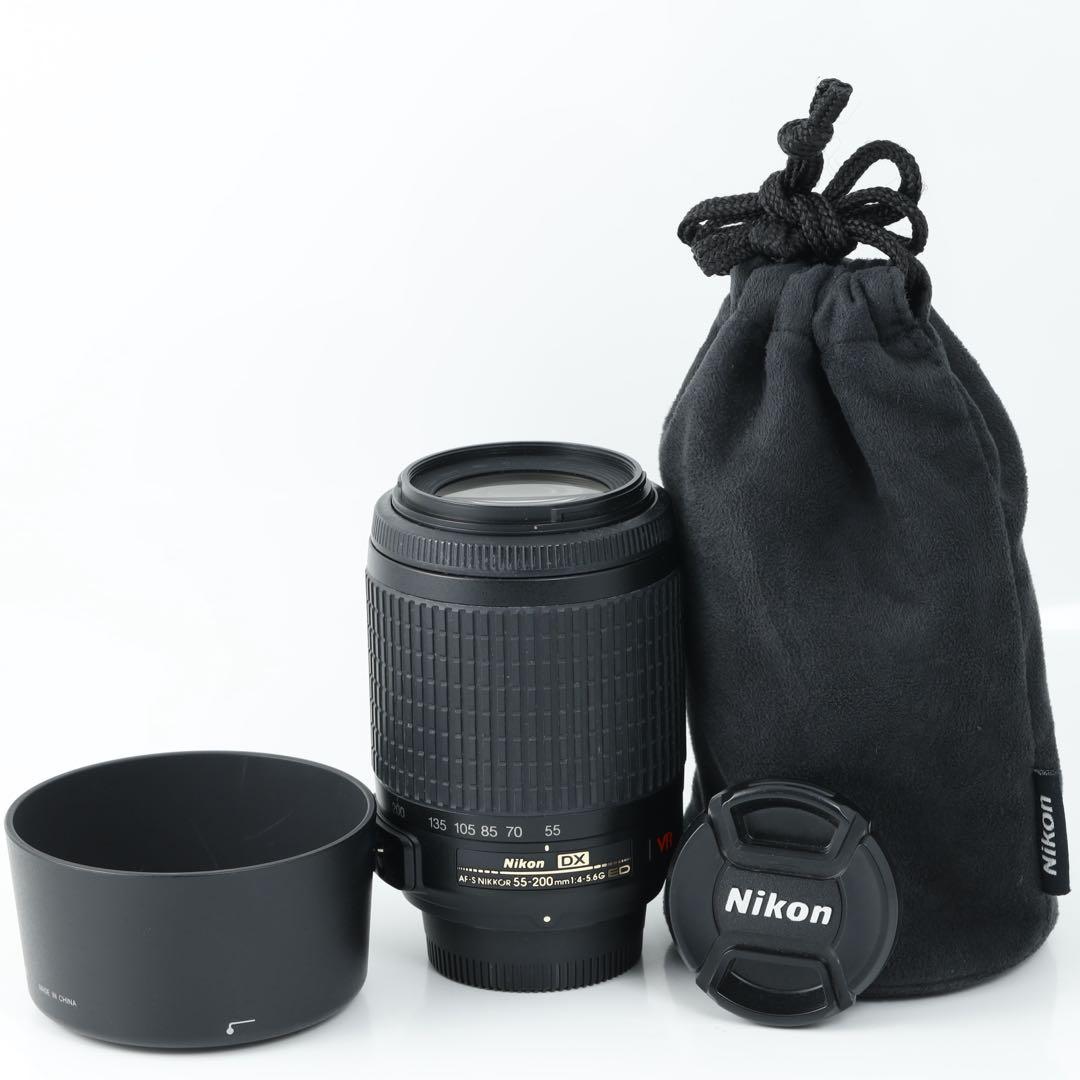 145 ★ ニコン用 NIKON用 望遠レンズ AF-S55-200VR