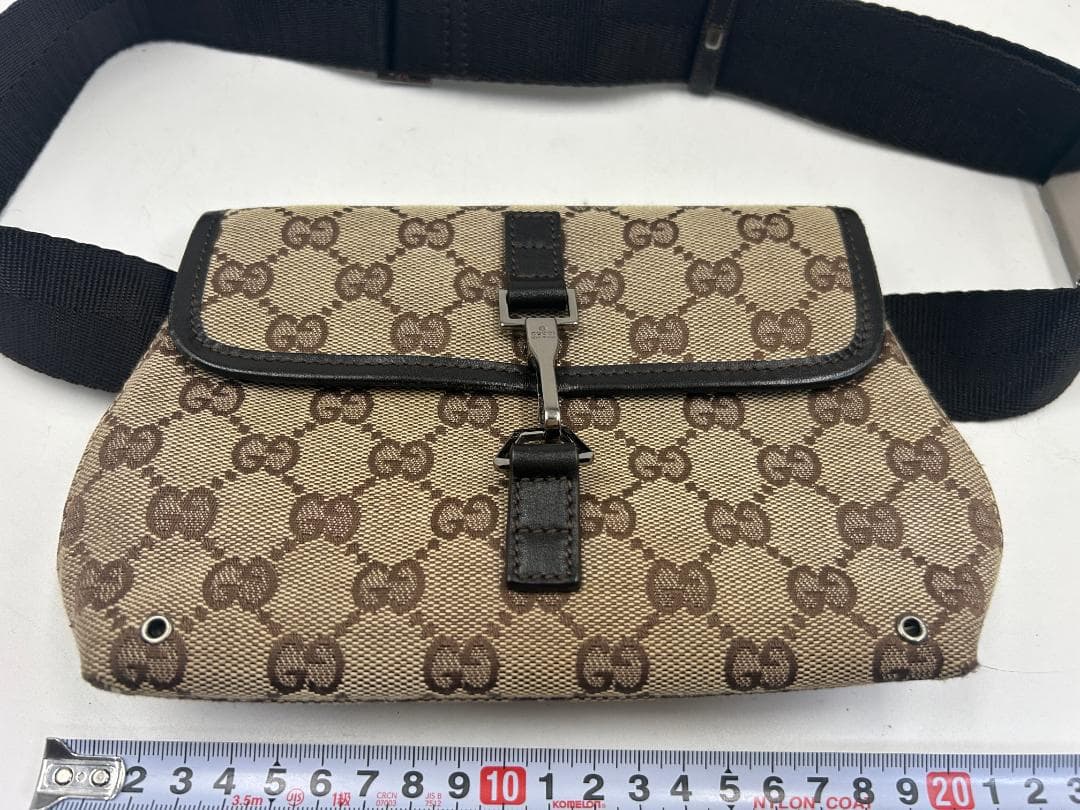 GUCCI グッチ ウエストバッグ GGスプリーム キャンバス ボディバッグ